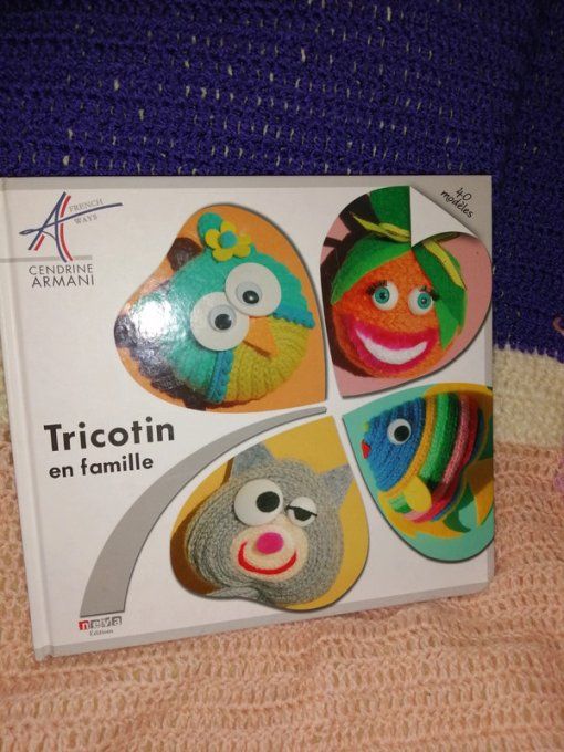 Livre Tricotin en famille 40 modèles