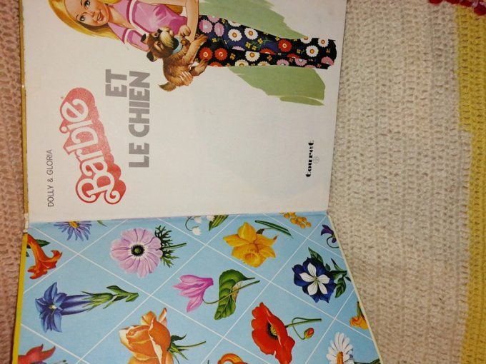Livre vintage 1977 Barbie et le chien