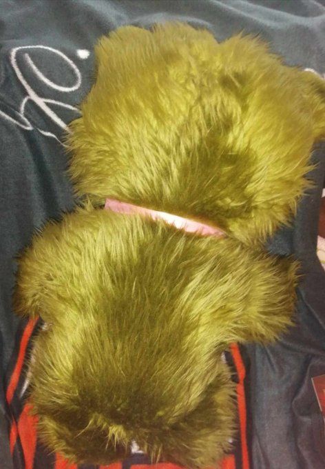 Grand ours peluche vintage années 70/80