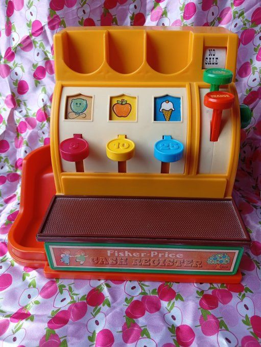 Caisse enregistreuse Fisher Price vintage 1974