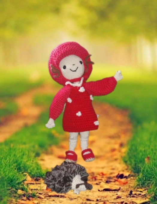 Tutoriel de crochet La fillette au hérisson