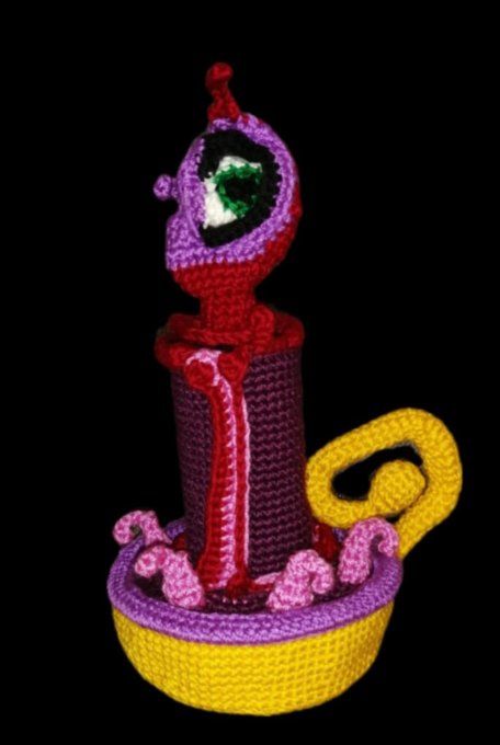 La bougie maléfique, patron de crochet