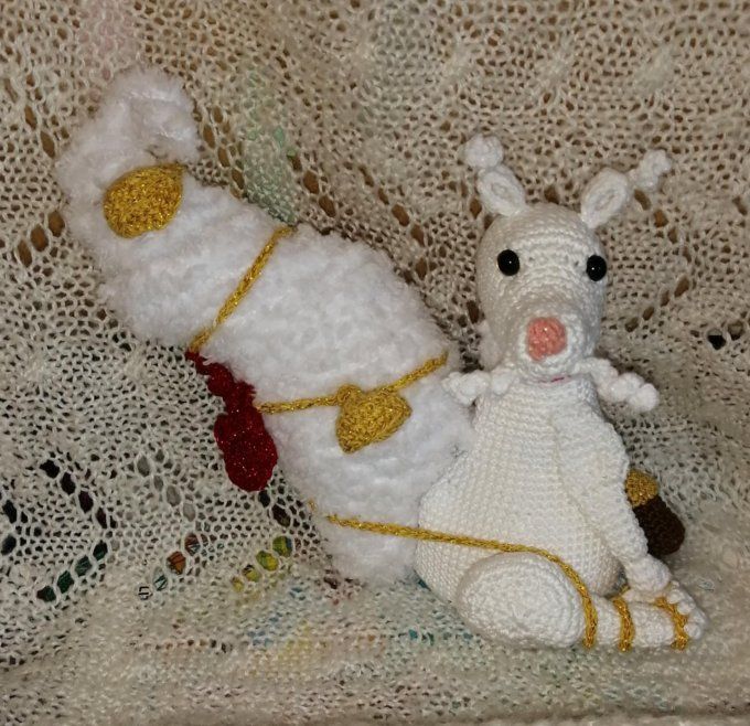 Tutoriel de crochet Api, l'écureuil des neiges 