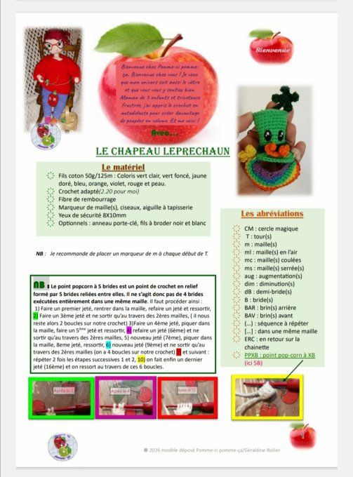  Tutoriel cadeau  le chapeau Leprechaun