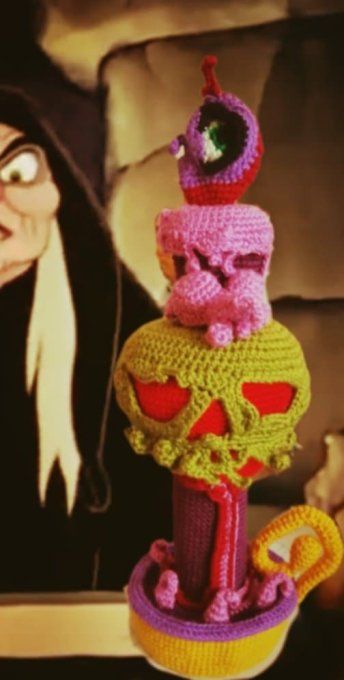 Pomme et sortilèges, patron crochet 