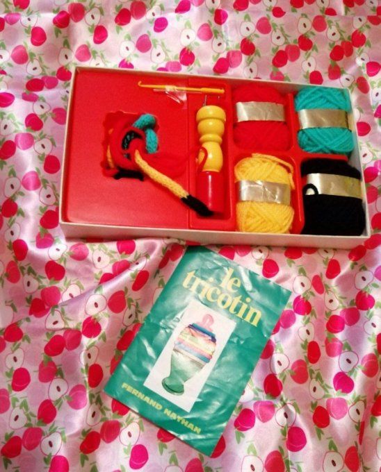 Kit de tricotin vintage, occasion
