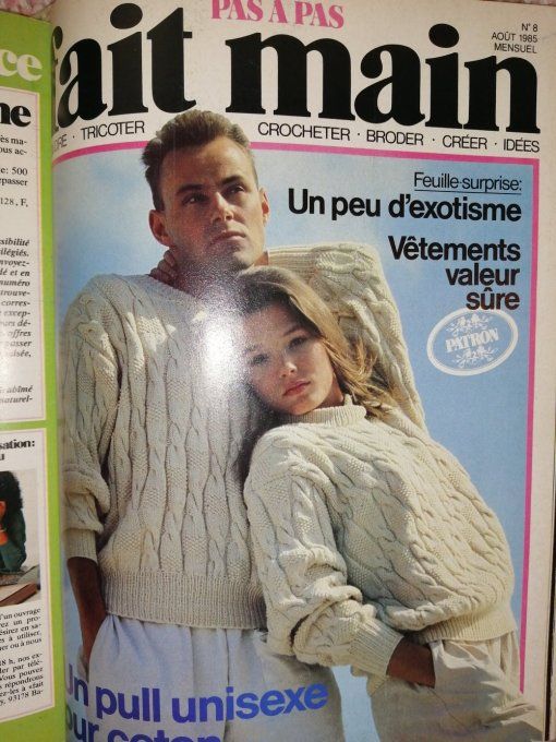 Lot de 11 magazines vintage fait-main 1984/85