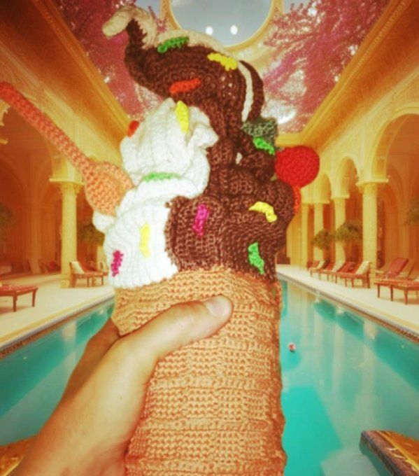 La crème glacée porte-gourde