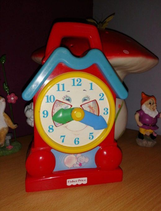 Réveil horloge musicale Fisher-price vintage